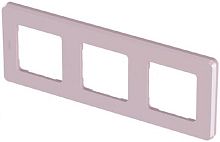 Рамка универсальная Legrand Inspiria 3-м. розовый картинка